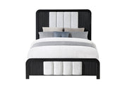 Beckett White/Black Bed