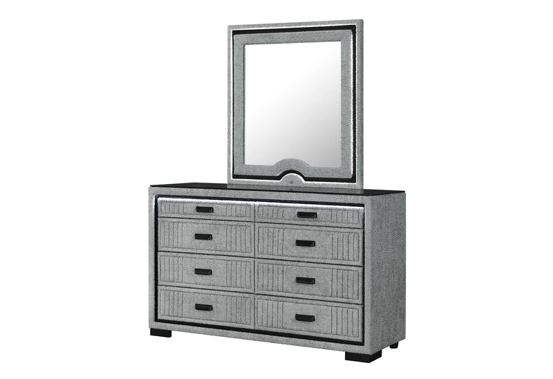 Isabella Grey Mirror with LED