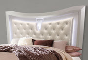 Paris Champagne Bed Group with LED