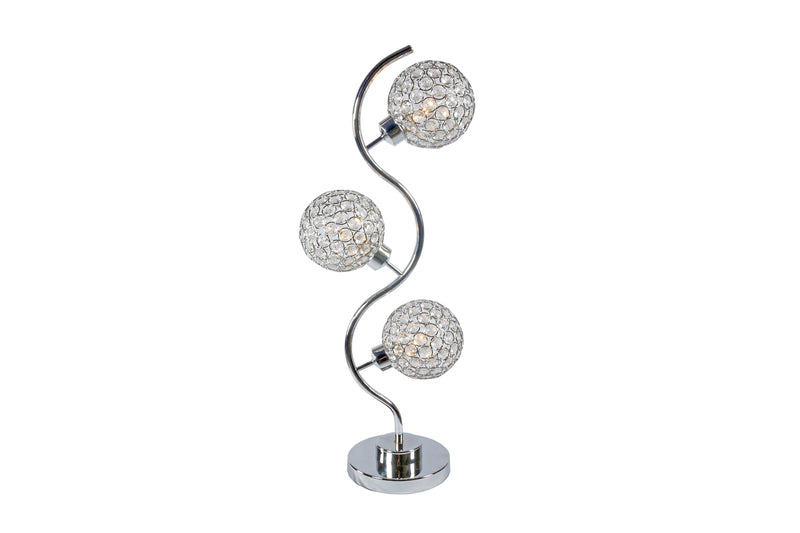 Crystal Globe Table Lamp