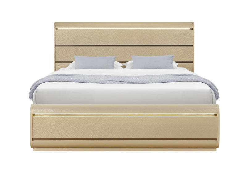 Genesis Gold Bed with LED
