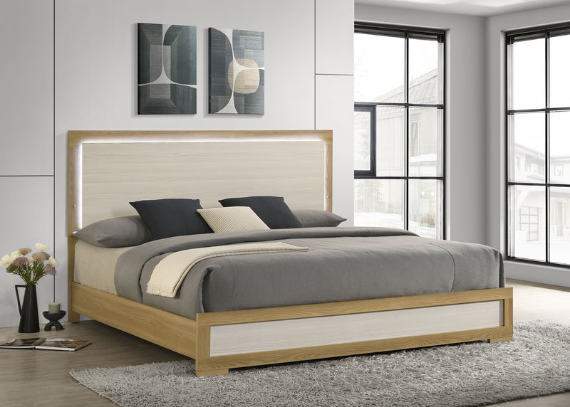 Hyland Panel Bed with LED Lighting