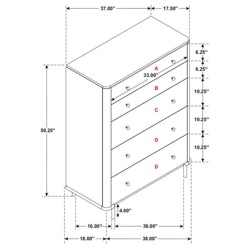 Arini Chest of Drawers