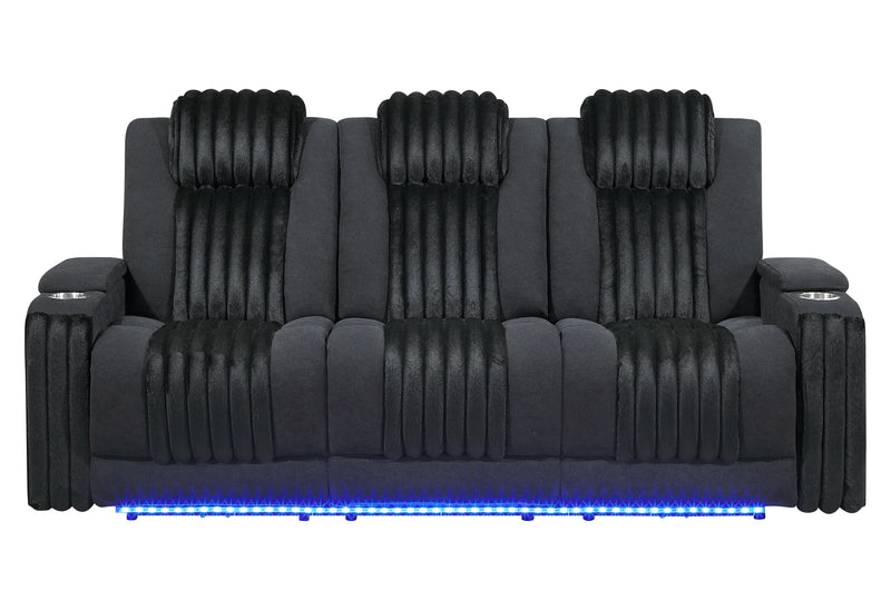 U8000 Pwr Rec Sofa with PHR, Ddt, Reading and LED