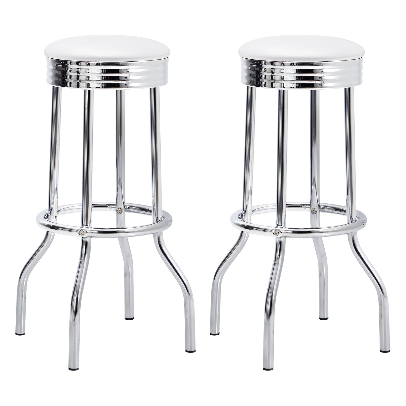 White/ Chrome