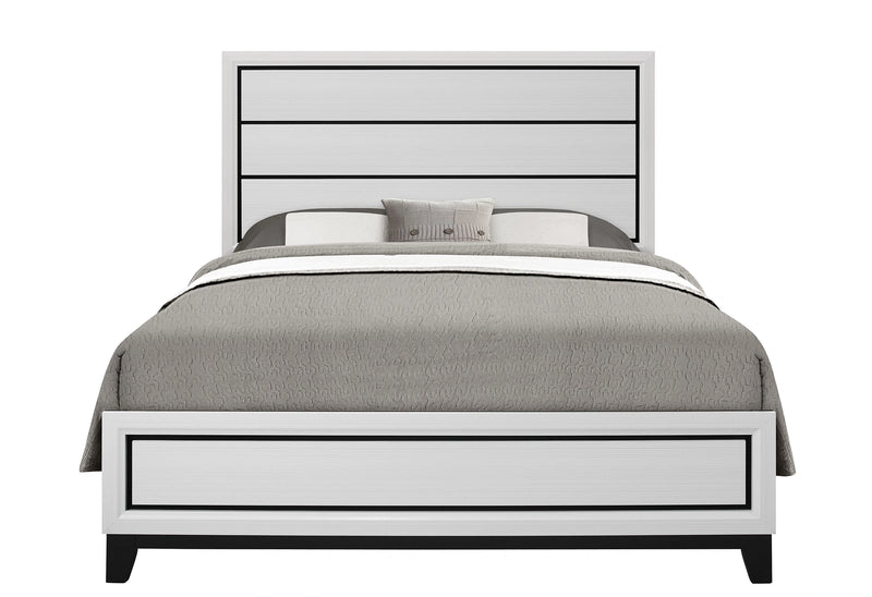Kate Bed, Dresser, Mirror, Nightstand