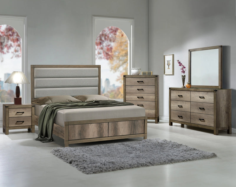 Matteo Bed - Drift Wood