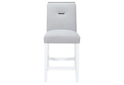 Monaco White Bar Table + Monaco BS-N