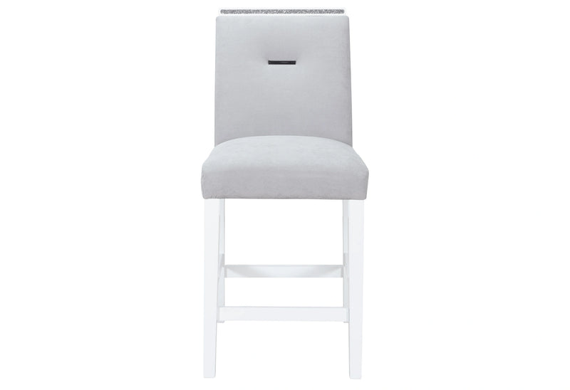 Monaco White Bar Table + Monaco BS-N