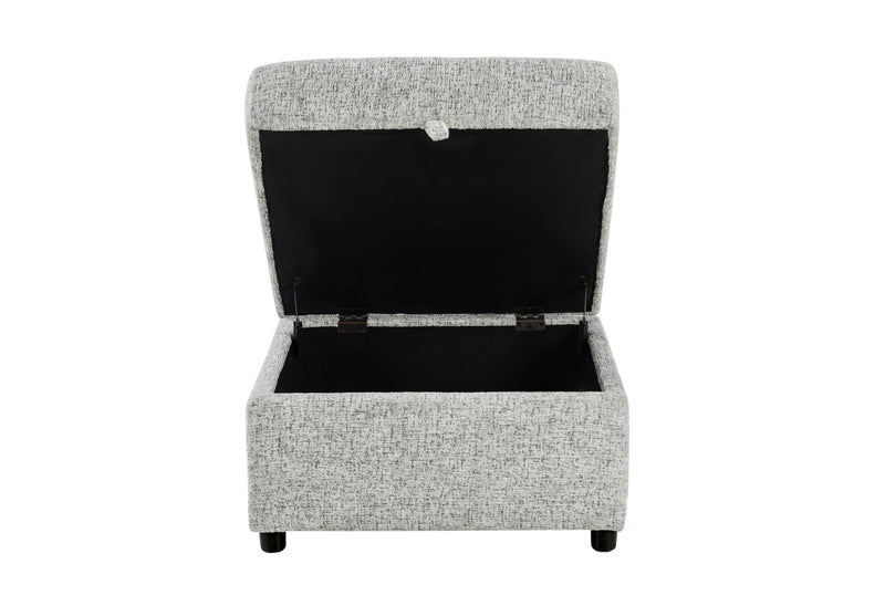 U9401 Nickel Sofa Bed Ottoman with Storage