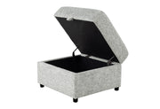 U9401 Nickel Sofa Bed Ottoman with Storage