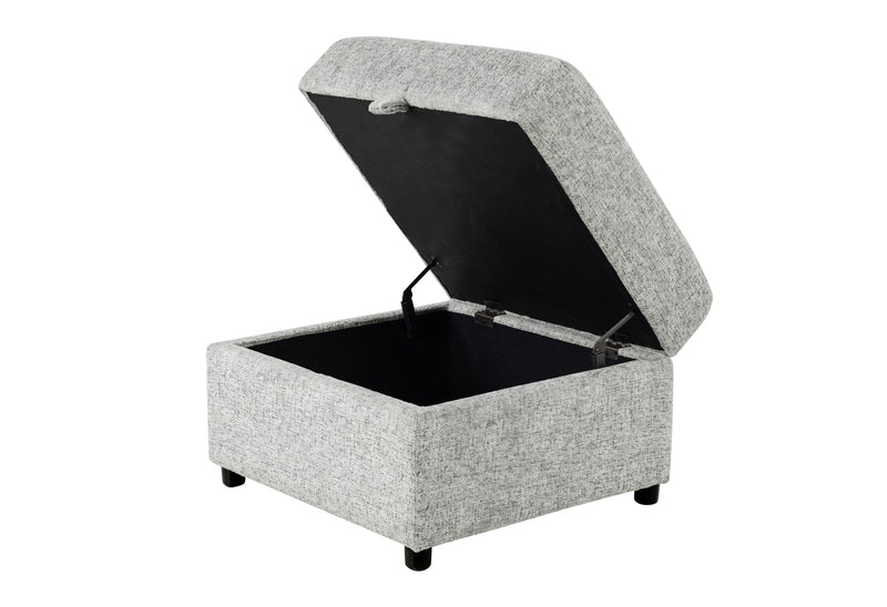 U9401 Nickel Sofa Bed Ottoman with Storage