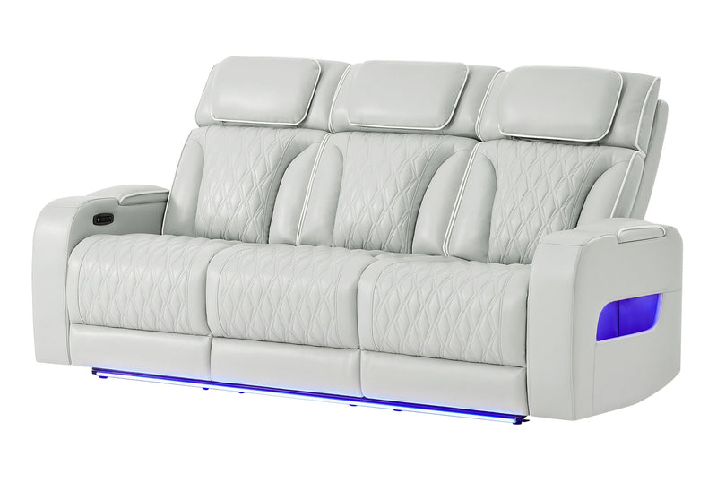 U8611 Blanche Power Reclining Sofa with PHR and LED