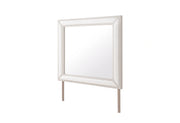 Clara Beige Upholstered Mirror