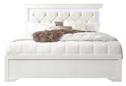 Pompei Bed with LED, Dresser, Mirror and Nightstand