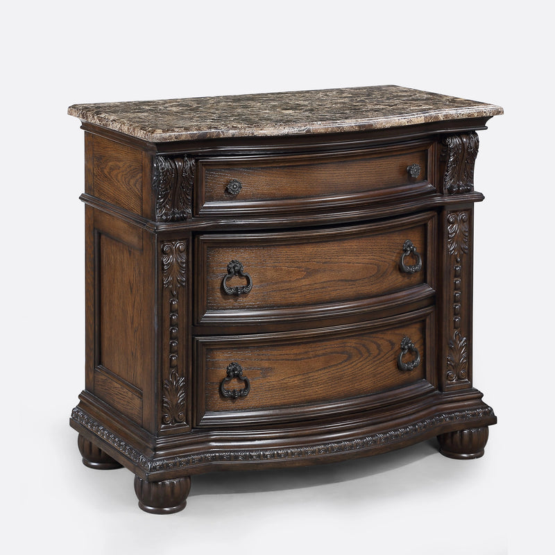 Stanley Night Stand-Coffee Brown