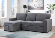 U0203 Light Grey Reversible Sofa Bed