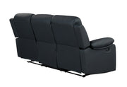 U6026 Pu 72A Reclining Sofa with LED