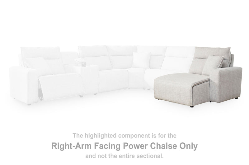 Modmax II Power Reclining Sectional with Chaise and Audio Consoles