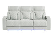 U8611 Blanche Power Reclining Sofa with PHR and LED