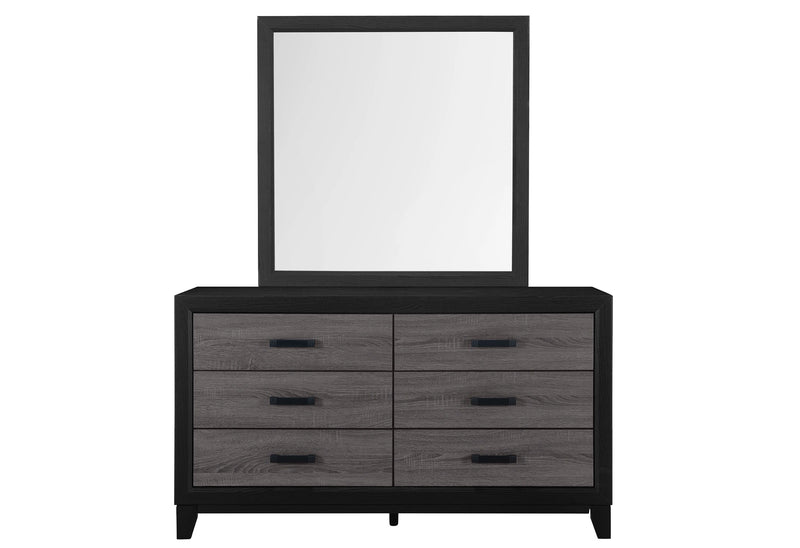 Lisbon Grey/Black Bed Group