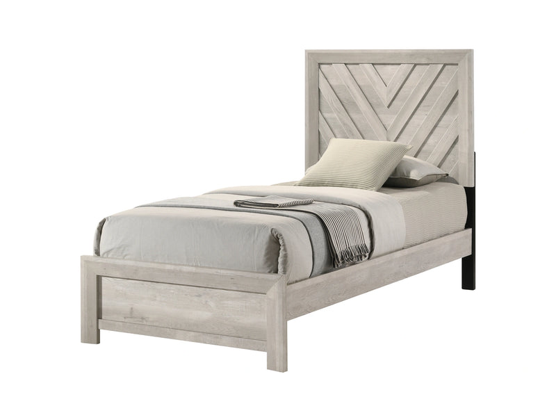 Valor Panel Bed In Gray