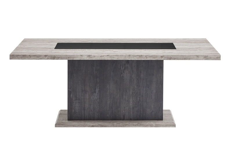 D8030 Dining Table with Storage Drawers and Storage Door