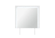 Naomi Silver Marble Mirror with LED