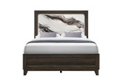 Harmony Brown Bed with LED