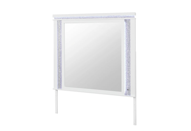 Alina White Mirror with LED