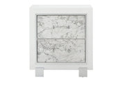 Santorini White Nightstand