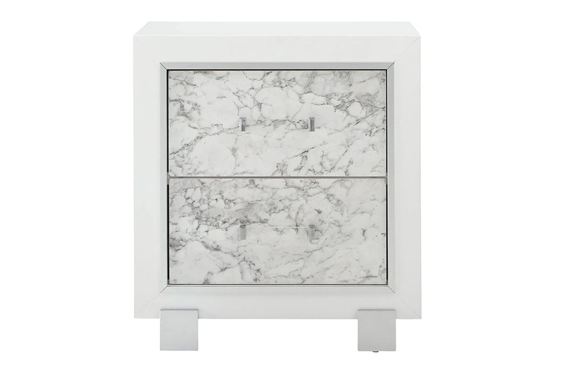 Santorini White Nightstand