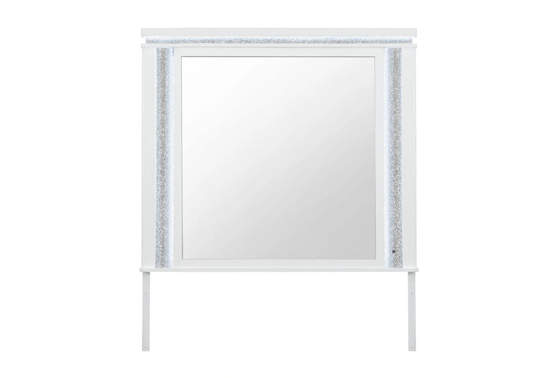 Alina White Mirror with LED