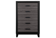 Lisbon Grey and Black Chest