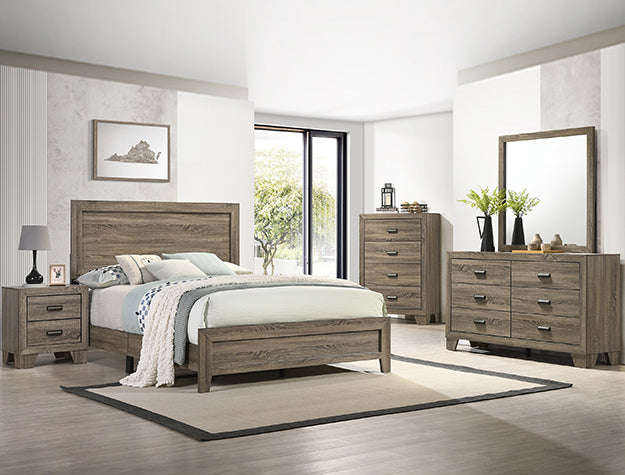 MILLIE FULL BED IN ONE BOX-GREY