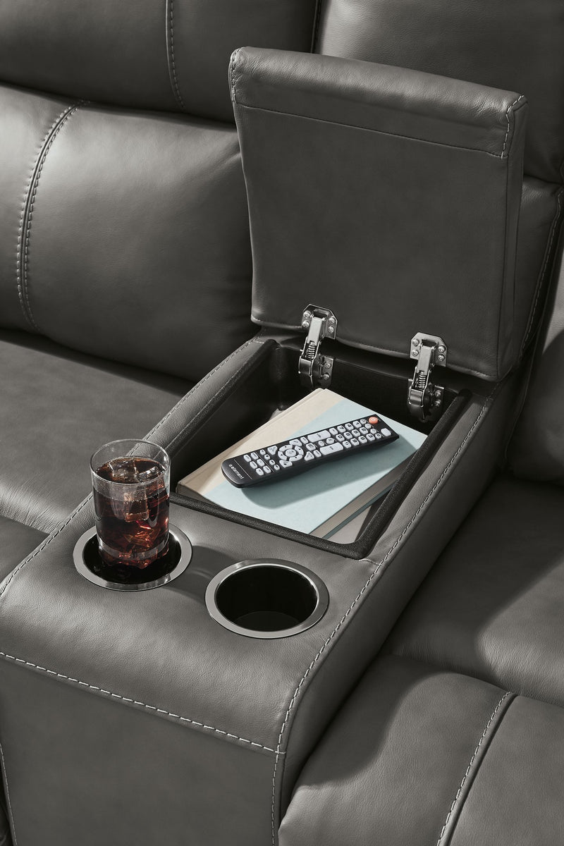 Bleckley Power Reclining Loveseat with Console