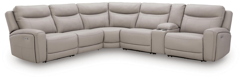 Gravier Power Reclining Sectional with Storage Console