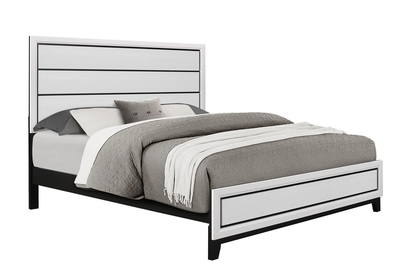 Kate Bed, Dresser, Mirror, Nightstand