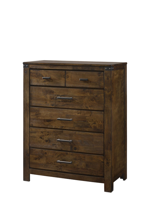Crown Mark Furniture Curtis Chest in Rustic image