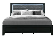 Reid Black Bed Group with LED