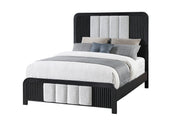 Beckett White/Black Bed