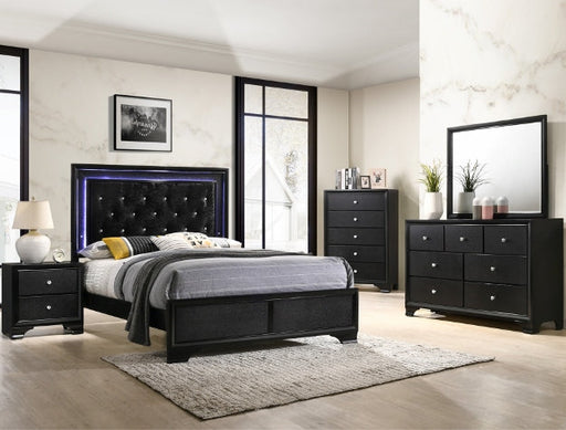 Crown Mark Micah Mirror in Black image