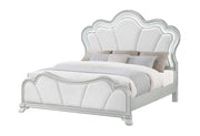 Aria Silver Bed with LED