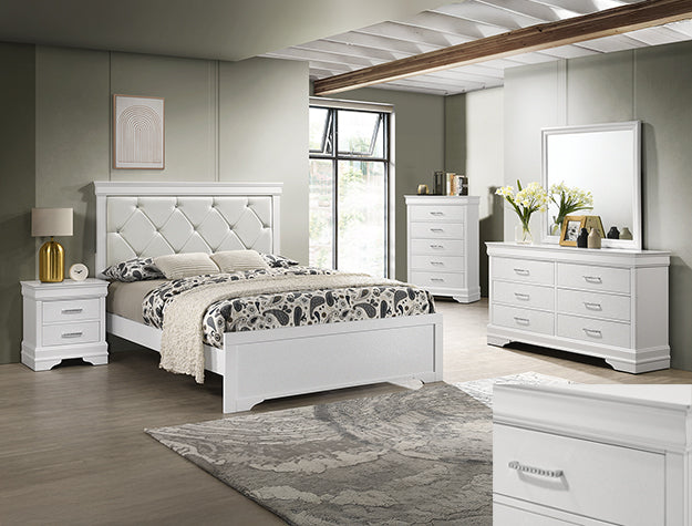 Amalia Chest White