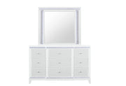 Alina White Mirror with LED