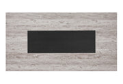 D8030 Dining Table with Storage Drawers and Storage Door