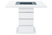 Monaco White Bar Table + Monaco BS-N