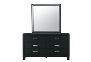 Reid Black Bed Group with LED
