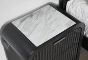 Beckett White/Black Bed Group with Cooler and Speaker