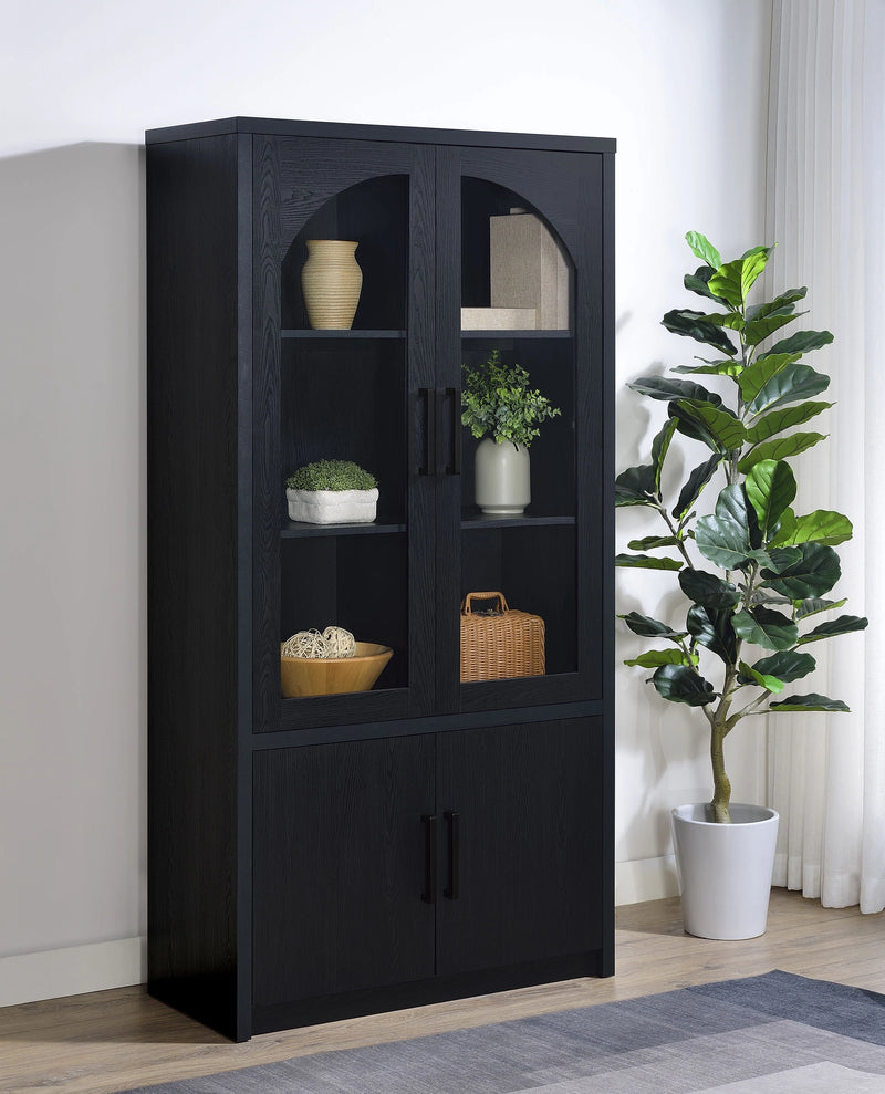 Riva Tall Display Cabinet with LED Lighting